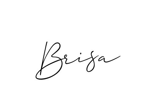 How to Draw Brisa signature style? Allison_Script is a latest design signature styles for name Brisa. Brisa signature style 2 images and pictures png