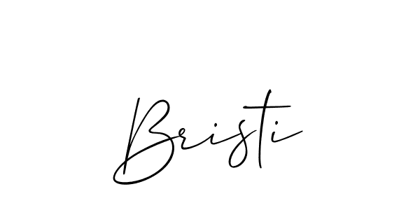 Best and Professional Signature Style for Bristi. Allison_Script Best Signature Style Collection. Bristi signature style 2 images and pictures png