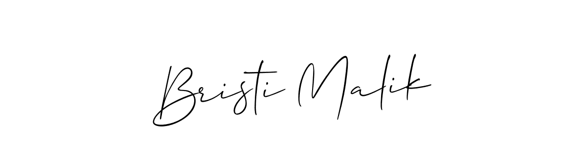 See photos of Bristi Malik official signature by Spectra . Check more albums & portfolios. Read reviews & check more about Allison_Script font. Bristi Malik signature style 2 images and pictures png