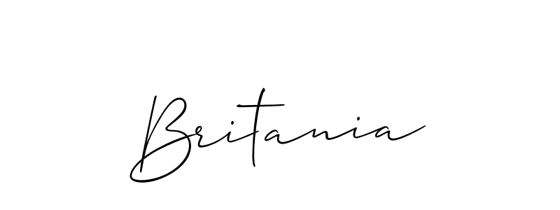 It looks lik you need a new signature style for name Britania. Design unique handwritten (Allison_Script) signature with our free signature maker in just a few clicks. Britania signature style 2 images and pictures png