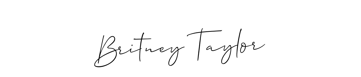 Also we have Britney Taylor name is the best signature style. Create professional handwritten signature collection using Allison_Script autograph style. Britney Taylor signature style 2 images and pictures png