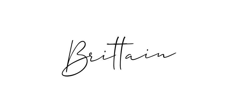 Best and Professional Signature Style for Brittain. Allison_Script Best Signature Style Collection. Brittain signature style 2 images and pictures png
