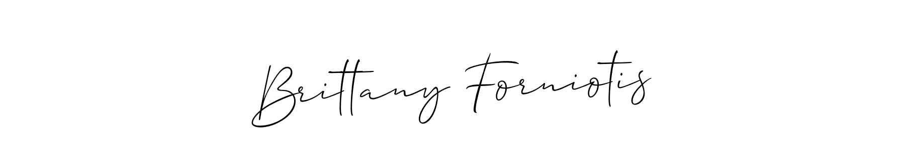 Also we have Brittany Forniotis name is the best signature style. Create professional handwritten signature collection using Allison_Script autograph style. Brittany Forniotis signature style 2 images and pictures png