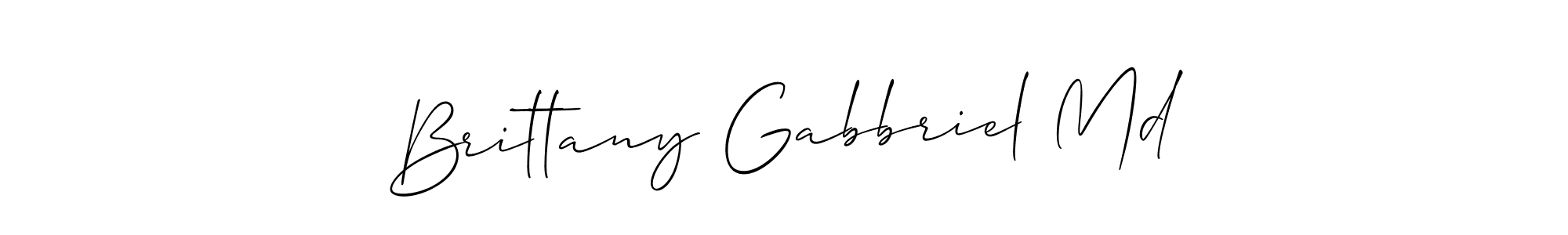 This is the best signature style for the Brittany Gabbriel Md name. Also you like these signature font (Allison_Script). Mix name signature. Brittany Gabbriel Md signature style 2 images and pictures png