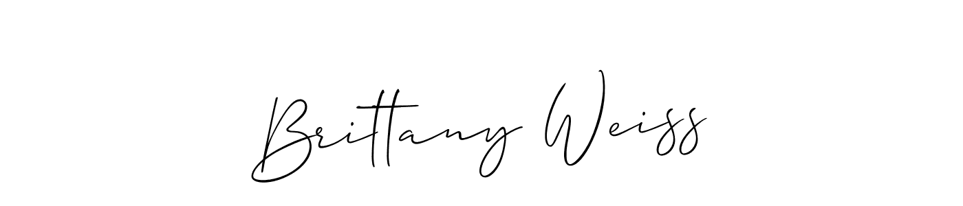 This is the best signature style for the Brittany Weiss name. Also you like these signature font (Allison_Script). Mix name signature. Brittany Weiss signature style 2 images and pictures png
