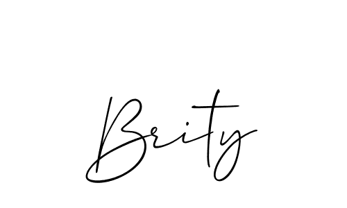 Also we have Brity name is the best signature style. Create professional handwritten signature collection using Allison_Script autograph style. Brity signature style 2 images and pictures png