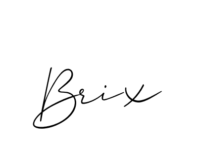 Best and Professional Signature Style for Brix. Allison_Script Best Signature Style Collection. Brix signature style 2 images and pictures png