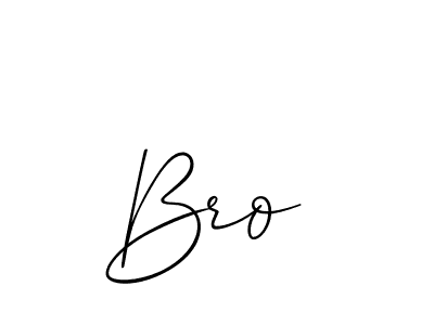 Use a signature maker to create a handwritten signature online. With this signature software, you can design (Allison_Script) your own signature for name Bro . Bro  signature style 2 images and pictures png