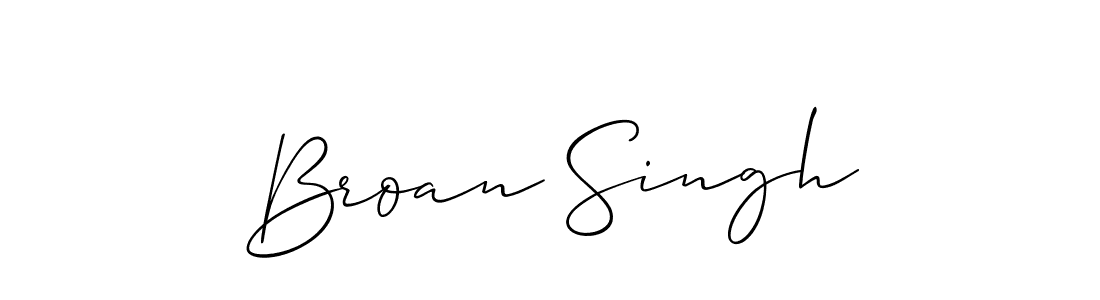 Best and Professional Signature Style for Broan Singh. Allison_Script Best Signature Style Collection. Broan Singh signature style 2 images and pictures png