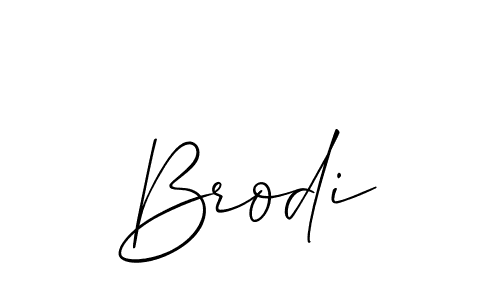 Make a beautiful signature design for name Brodi. With this signature (Allison_Script) style, you can create a handwritten signature for free. Brodi signature style 2 images and pictures png
