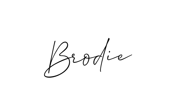 Make a short Brodie signature style. Manage your documents anywhere anytime using Allison_Script. Create and add eSignatures, submit forms, share and send files easily. Brodie signature style 2 images and pictures png