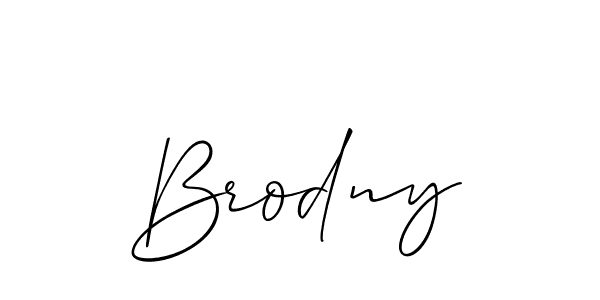 Check out images of Autograph of Brodny name. Actor Brodny Signature Style. Allison_Script is a professional sign style online. Brodny signature style 2 images and pictures png