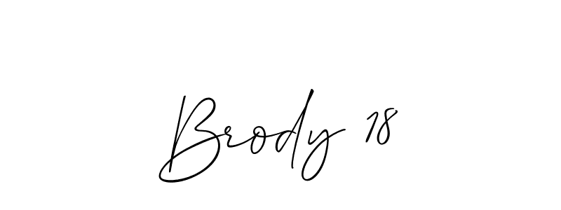 Make a short Brody 18 signature style. Manage your documents anywhere anytime using Allison_Script. Create and add eSignatures, submit forms, share and send files easily. Brody 18 signature style 2 images and pictures png