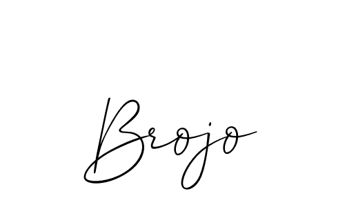 Brojo stylish signature style. Best Handwritten Sign (Allison_Script) for my name. Handwritten Signature Collection Ideas for my name Brojo. Brojo signature style 2 images and pictures png