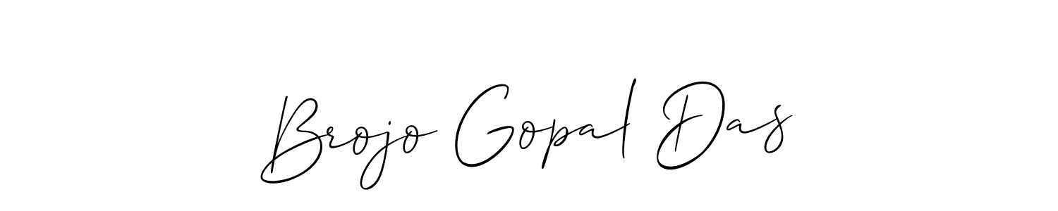 You should practise on your own different ways (Allison_Script) to write your name (Brojo Gopal Das) in signature. don't let someone else do it for you. Brojo Gopal Das signature style 2 images and pictures png