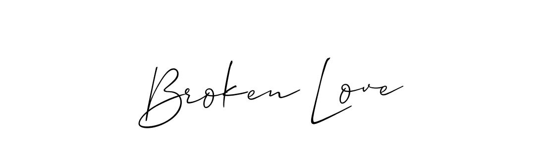 Also You can easily find your signature by using the search form. We will create Broken Love name handwritten signature images for you free of cost using Allison_Script sign style. Broken Love signature style 2 images and pictures png