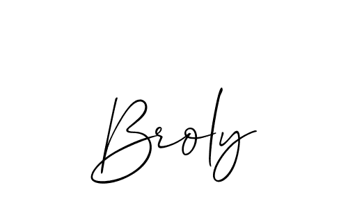 Make a beautiful signature design for name Broly. Use this online signature maker to create a handwritten signature for free. Broly signature style 2 images and pictures png