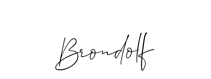Once you've used our free online signature maker to create your best signature Allison_Script style, it's time to enjoy all of the benefits that Brondolf name signing documents. Brondolf signature style 2 images and pictures png
