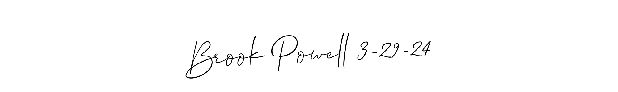 This is the best signature style for the Brook Powell 3-29-24 name. Also you like these signature font (Allison_Script). Mix name signature. Brook Powell 3-29-24 signature style 2 images and pictures png