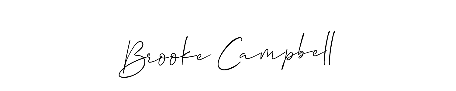 Also we have Brooke Campbell name is the best signature style. Create professional handwritten signature collection using Allison_Script autograph style. Brooke Campbell signature style 2 images and pictures png