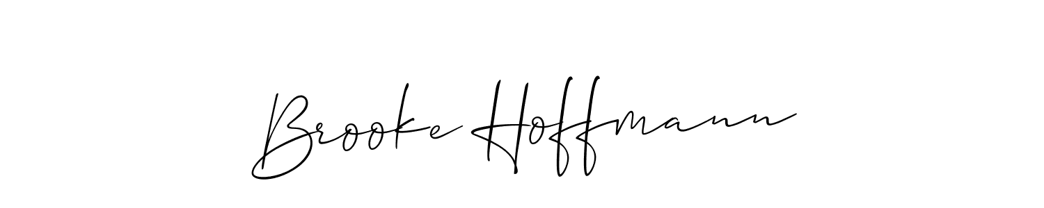 Create a beautiful signature design for name Brooke Hoffmann. With this signature (Allison_Script) fonts, you can make a handwritten signature for free. Brooke Hoffmann signature style 2 images and pictures png
