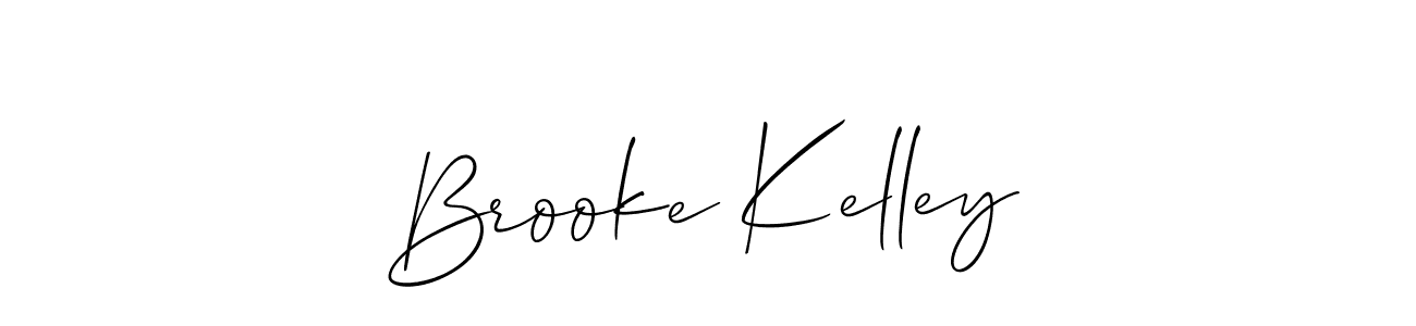 How to make Brooke Kelley name signature. Use Allison_Script style for creating short signs online. This is the latest handwritten sign. Brooke Kelley signature style 2 images and pictures png