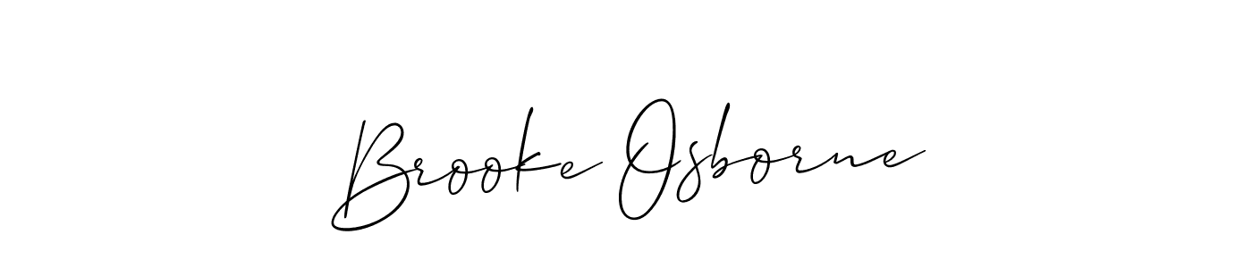 Also we have Brooke Osborne name is the best signature style. Create professional handwritten signature collection using Allison_Script autograph style. Brooke Osborne signature style 2 images and pictures png