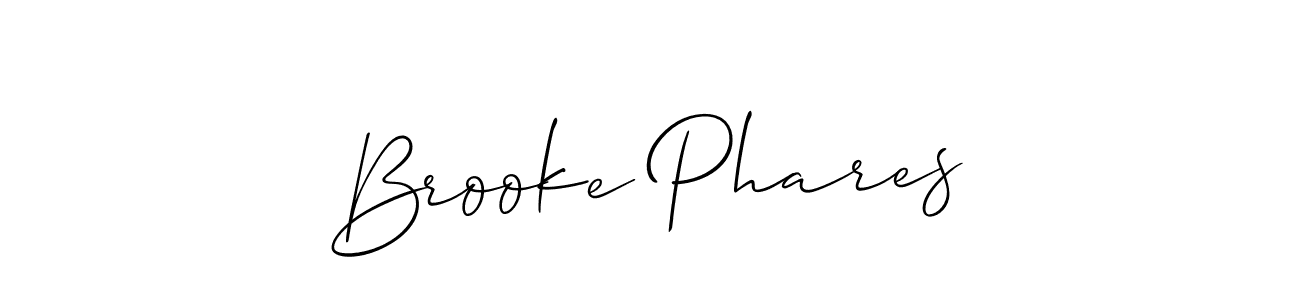 Best and Professional Signature Style for Brooke Phares. Allison_Script Best Signature Style Collection. Brooke Phares signature style 2 images and pictures png