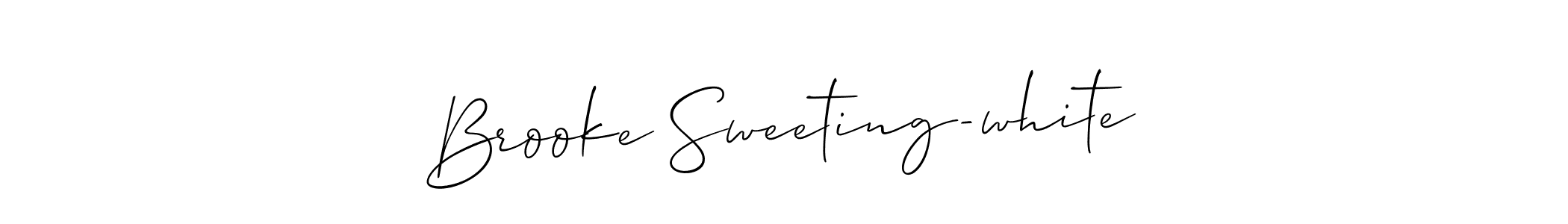 See photos of Brooke Sweeting-white official signature by Spectra . Check more albums & portfolios. Read reviews & check more about Allison_Script font. Brooke Sweeting-white signature style 2 images and pictures png