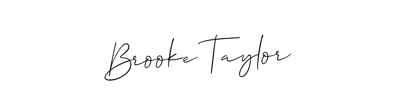 How to make Brooke Taylor signature? Allison_Script is a professional autograph style. Create handwritten signature for Brooke Taylor name. Brooke Taylor signature style 2 images and pictures png