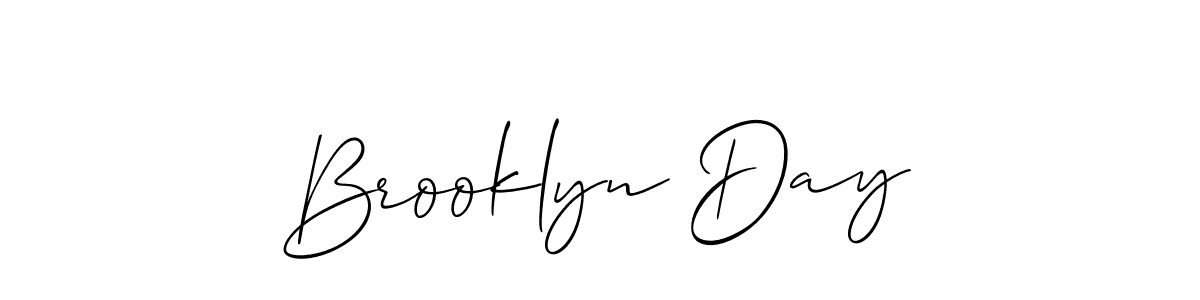 How to make Brooklyn Day signature? Allison_Script is a professional autograph style. Create handwritten signature for Brooklyn Day name. Brooklyn Day signature style 2 images and pictures png