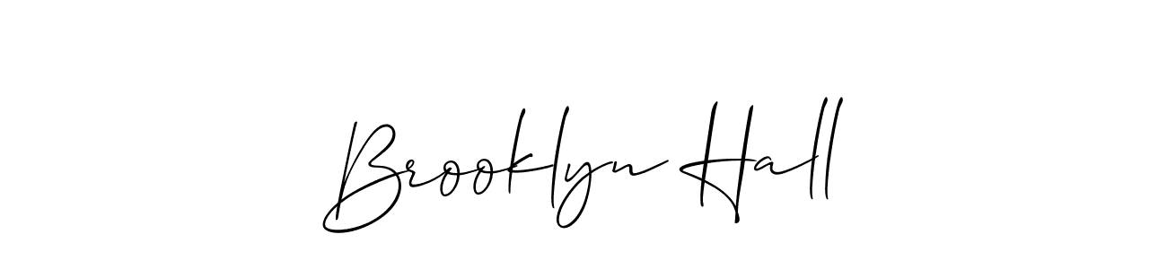 Make a short Brooklyn Hall signature style. Manage your documents anywhere anytime using Allison_Script. Create and add eSignatures, submit forms, share and send files easily. Brooklyn Hall signature style 2 images and pictures png