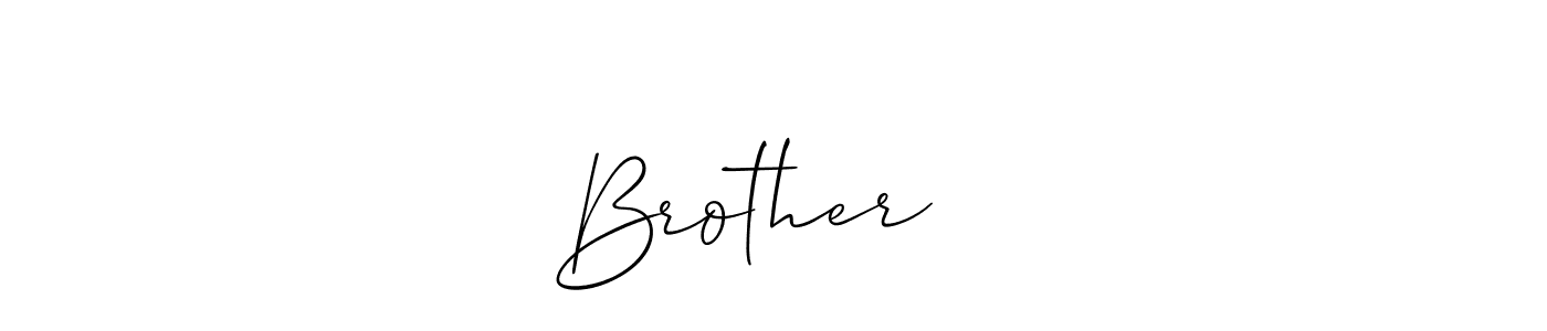 This is the best signature style for the Brother ❤️ name. Also you like these signature font (Allison_Script). Mix name signature. Brother ❤️ signature style 2 images and pictures png