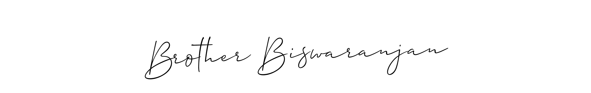 Make a short Brother Biswaranjan signature style. Manage your documents anywhere anytime using Allison_Script. Create and add eSignatures, submit forms, share and send files easily. Brother Biswaranjan signature style 2 images and pictures png