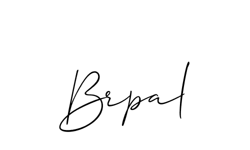 How to Draw Brpal signature style? Allison_Script is a latest design signature styles for name Brpal. Brpal signature style 2 images and pictures png