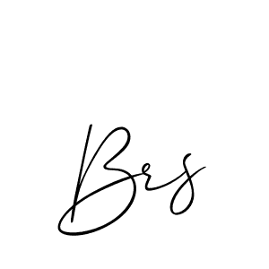 Make a beautiful signature design for name Brs. With this signature (Allison_Script) style, you can create a handwritten signature for free. Brs signature style 2 images and pictures png