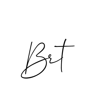 if you are searching for the best signature style for your name Brt. so please give up your signature search. here we have designed multiple signature styles  using Allison_Script. Brt signature style 2 images and pictures png