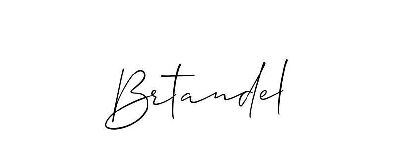 How to make Brtandel signature? Allison_Script is a professional autograph style. Create handwritten signature for Brtandel name. Brtandel signature style 2 images and pictures png