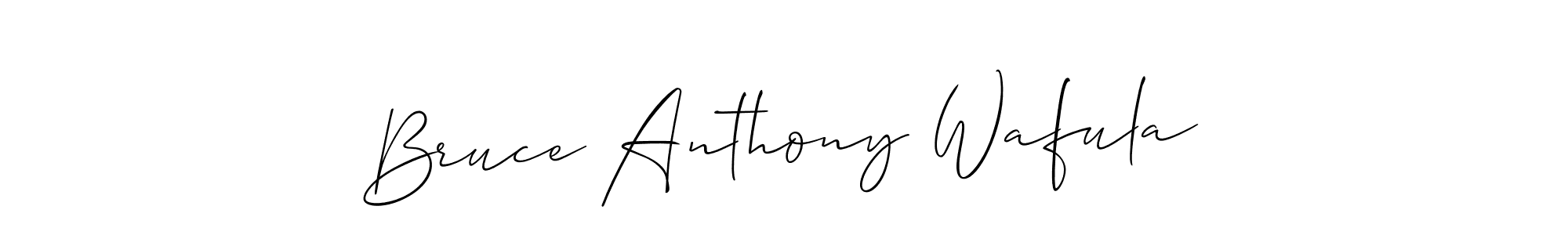 Also You can easily find your signature by using the search form. We will create Bruce Anthony Wafula name handwritten signature images for you free of cost using Allison_Script sign style. Bruce Anthony Wafula signature style 2 images and pictures png