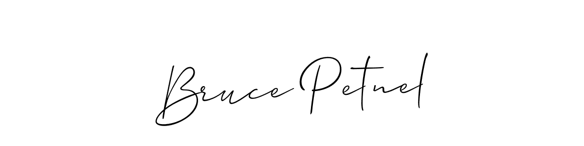 if you are searching for the best signature style for your name Bruce Petnel. so please give up your signature search. here we have designed multiple signature styles  using Allison_Script. Bruce Petnel signature style 2 images and pictures png
