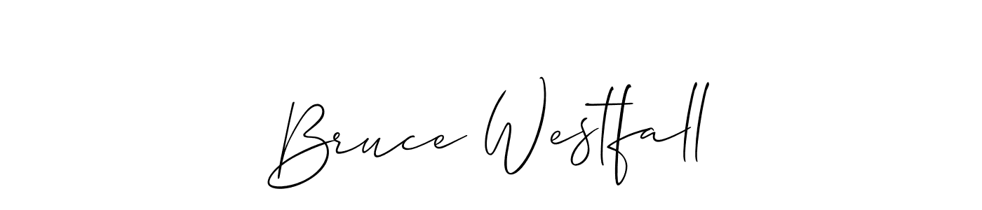 How to Draw Bruce Westfall signature style? Allison_Script is a latest design signature styles for name Bruce Westfall. Bruce Westfall signature style 2 images and pictures png