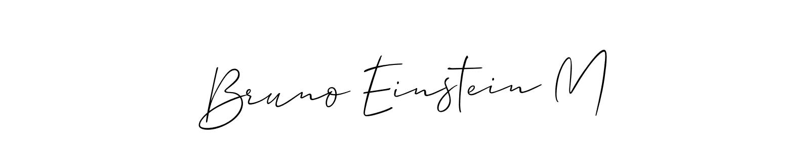 This is the best signature style for the Bruno Einstein M name. Also you like these signature font (Allison_Script). Mix name signature. Bruno Einstein M signature style 2 images and pictures png