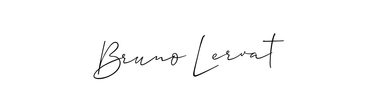 Make a beautiful signature design for name Bruno Lervat. Use this online signature maker to create a handwritten signature for free. Bruno Lervat signature style 2 images and pictures png