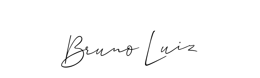 It looks lik you need a new signature style for name Bruno Luiz. Design unique handwritten (Allison_Script) signature with our free signature maker in just a few clicks. Bruno Luiz signature style 2 images and pictures png