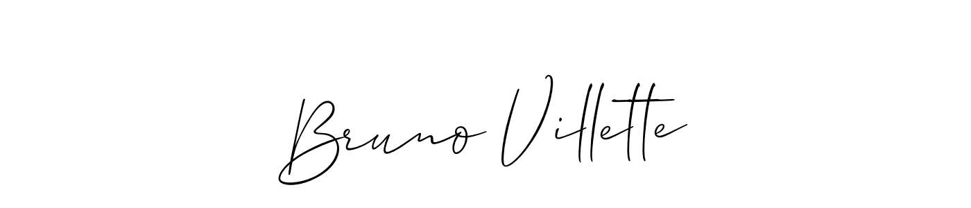 Make a beautiful signature design for name Bruno Villette. Use this online signature maker to create a handwritten signature for free. Bruno Villette signature style 2 images and pictures png