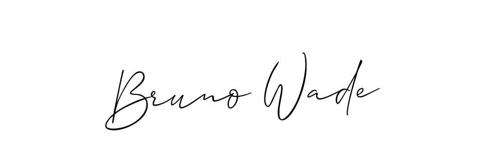 Make a beautiful signature design for name Bruno Wade. Use this online signature maker to create a handwritten signature for free. Bruno Wade signature style 2 images and pictures png