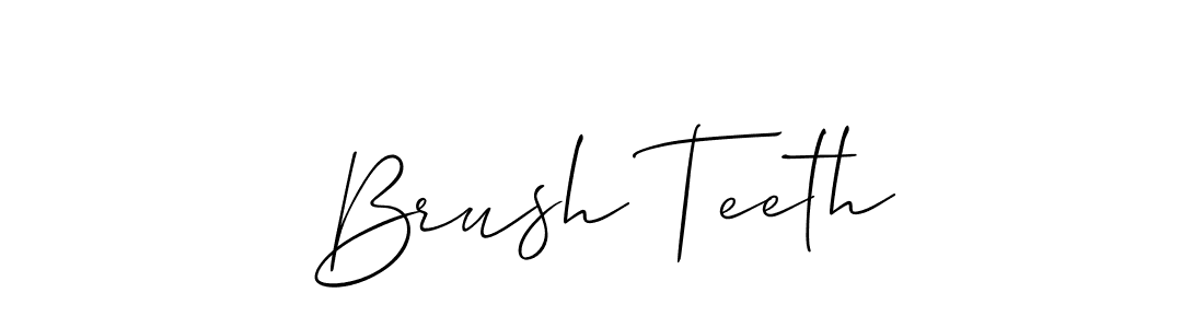 if you are searching for the best signature style for your name Brush Teeth. so please give up your signature search. here we have designed multiple signature styles  using Allison_Script. Brush Teeth signature style 2 images and pictures png