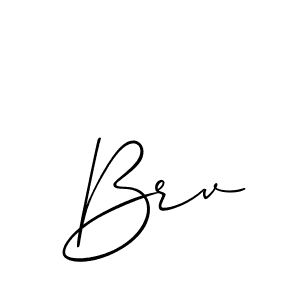 The best way (Allison_Script) to make a short signature is to pick only two or three words in your name. The name Brv include a total of six letters. For converting this name. Brv signature style 2 images and pictures png