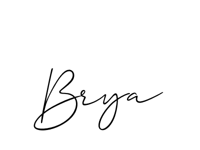 Make a short Brya signature style. Manage your documents anywhere anytime using Allison_Script. Create and add eSignatures, submit forms, share and send files easily. Brya signature style 2 images and pictures png