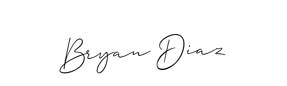 You should practise on your own different ways (Allison_Script) to write your name (Bryan Diaz) in signature. don't let someone else do it for you. Bryan Diaz signature style 2 images and pictures png